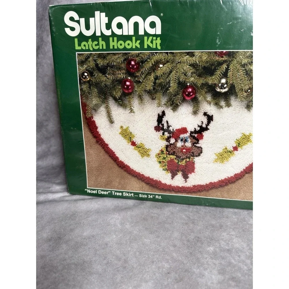 Vintage Sultana Latch Hook Noel Deer 34